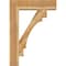 Ekena Millwork Merced Block Rough Sawn Bracket w/ Offset Brace, Western Red Cedar, 8"W x 30"D x 42"H BKT0806X30X42MRC05RWR - alternate 2